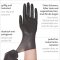 Latexhandschuhe Diablo puderfrei Schwarz 10x100 Stück 24 cm Größe M
