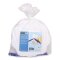 Zitronenserviertuch "Lemon Wrap" aus Baumwolle 100 Stück Ø 22 cm Weiss-Blau