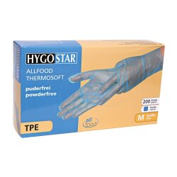 TPE-Handschuhe Allfood Thermosoft 20x100 Stück Blau M