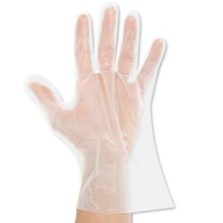 Bio PLA-Handschuhe 500 Stück Größe S kompostierbar