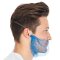 Bartschutz aus Nylon, detektierbar 36 StückUniversalgröße Blau