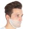 Bartschutz Micromesh aus Nylon, detektierbar Weiß 43x20 cm 200 Stück