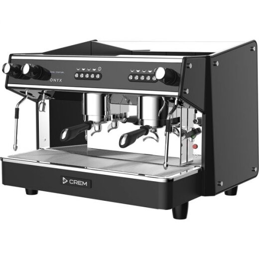 Siebträgerkaffeemaschine CREM Onyx zweigruppig