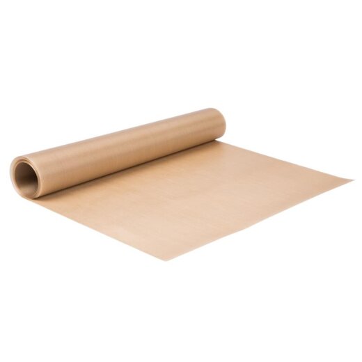 Backpapier Braun wiederverwendbar 33x200 cm mit PTFE-Antihaftbeschichtung