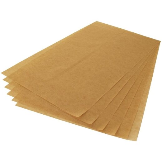 Backpapier Braun Zuschnitte 500 Stück wiederverwendbar 60 x 40 cm
