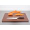 Schneidebrett extra dick mit hoher Dichte 2,5 x 45 x 30 cm Braun