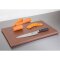 Schneidebrett extra dick mit hoher Dichte 2,5 x 45 x 30 cm Braun