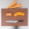 Schneidebrett extra dick mit hoher Dichte 2,5 x 45 x 30 cm Braun