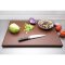 Schneidebrett extra dick mit hoher Dichte 2,5 x 45 x 60 cm Braun