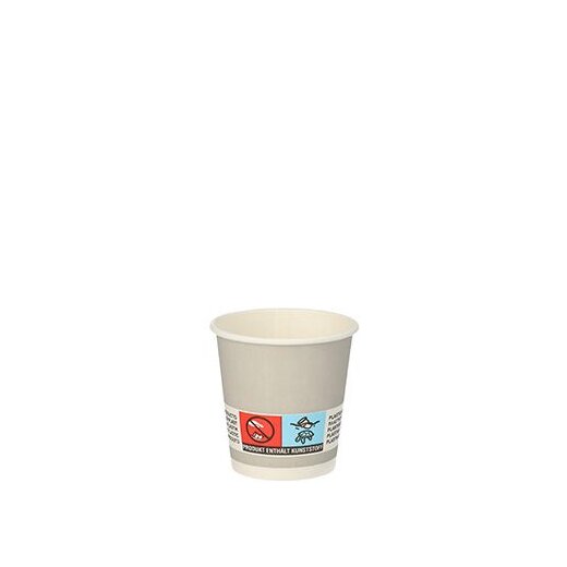 Pappbecher "Shot" 5 cl Silber