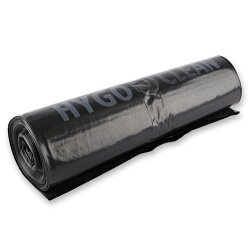 Müllsäcke Premium 240 L aus 100 % recycletem LDPE 125x70 cm Schwarz 80 my 6 Rollen á 10 Stück
