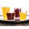 Halbgetafelte Longdrinkgläser 425 ml