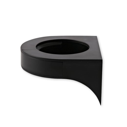 Wandhalterung für Pumpspender 1-fach aus Kunststoff Schwarz