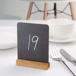 Mini Kreidetafel Tischaufsteller 4 Stück