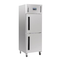 Gefrierschrank Edelstahl mit 2 Türen 600 L