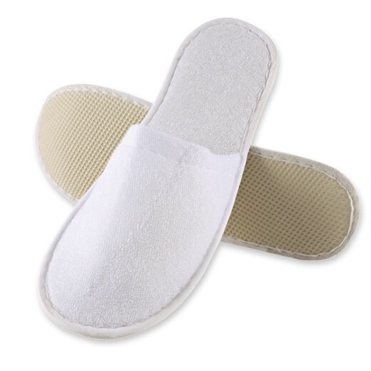 Slipper "Classic" geschlossen Weiss 28,5 cm lang 10 Paar