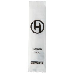 Kamm Kunststoff Weiss einzeln verpackt