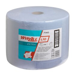 Reinigungstücher auf Rolle 1-lagig Blau 1500 Abrisse