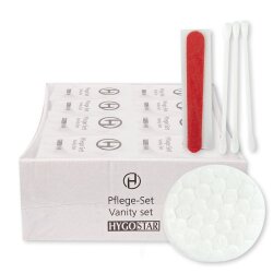 Kosmetik-Set für Hotels: Wattepads,...