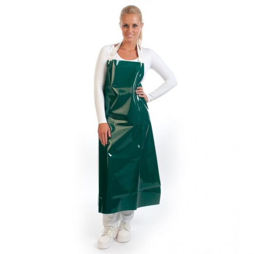 Latzschürze 300 my aus PU Grün 130 cm 1 Stück