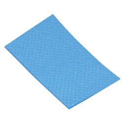 Schwammtuch aus Baumwolle/Zellulose Blau 20x18 cm | 10...