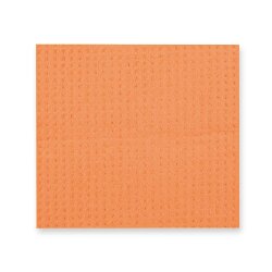 Schwammtuch aus Baumwolle/Zellulose Orange 31x25 cm | 10...