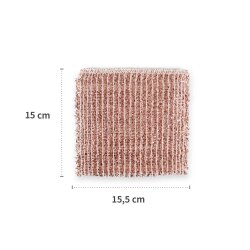 Reinigungstücher aus Kupfer 15x15,5 cm 25 Stück