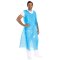 Schürze "360 Grad" 30 my aus LDPE Blau 80x140 cm