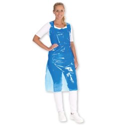 Schürze einweg Eco geblockt 60 my LDPE 100x82 cm |...