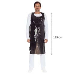 Schürze einweg auf Rolle aus LDPE 35 my Schwarz 50...
