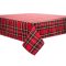 Tischdecke Rot kariert Polyester Schottenkaro  130 x 220 cm 50 Stück