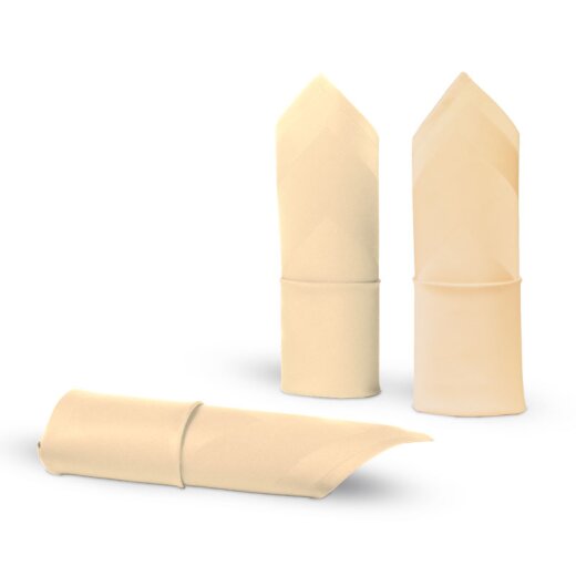 Stoffserviette Sekt 100% Baumwolle 50 x 50 cm 1 Stück