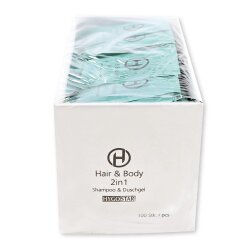 2in1 Shampoo und Duschgel Sachets für Hotels