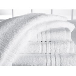Badetuch Weiss 100% Baumwolle Ambassador 50 x 100 cm  60...