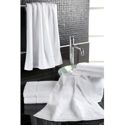 Seiflappen 100% Baumwolle Weiß City 400 gr/m² 1 Streifen 30 x 30 cm  20 Stück