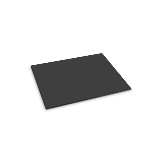 Willkommenstablett SWITCH Haupttablett ohne Beilagenbehälter aus Kunstleder Schwarz & Beige (wendefarbig)