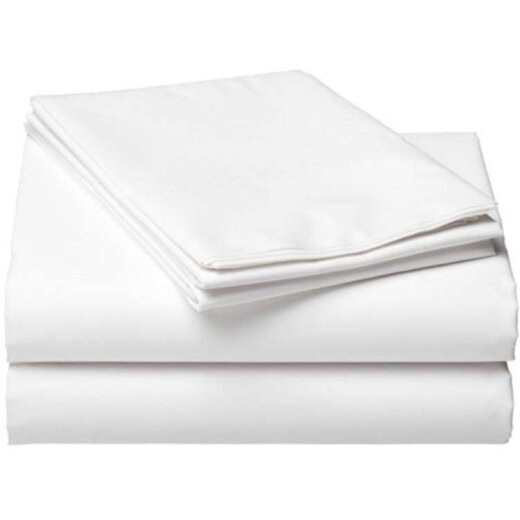 Bettlaken Weiss 100% Baumwolle TB21/G1 175 gr/m² 240x290 cm 15 Stück