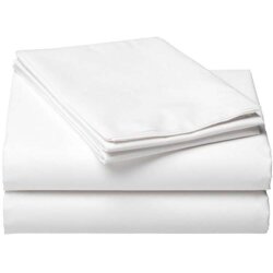 Bettlaken Weiss 100% Baumwolle TB21/G1 175 gr/m² 280x300 cm 15 Stück