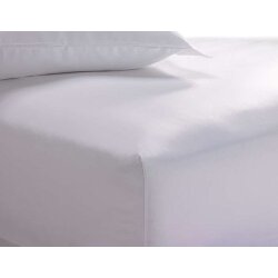 Spannbettlaken Jersey Interlock 100% Baumwolle Weiss 200 gr/m² 90/100-200 cm 12 Stück