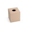 Elegante Taschentuchbox SHAPE Kunstleder Beige