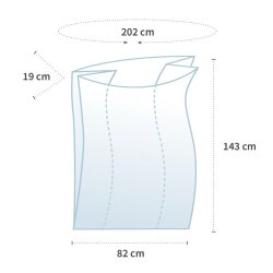 XXL Abfallsäcke aus LDPE 360 L
