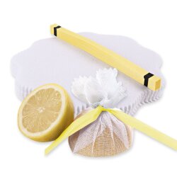 Zitronenserviertuch "Lemon Wrap" aus Baumwolle...