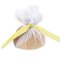 Zitronenserviertuch "Lemon Wrap" aus Baumwolle Weiss-Gelb