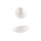 Kleine Fingerfood Schale BIO oval aus Zuckerrohr Weiss 20 x 50 Stück