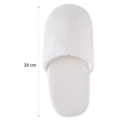 Slipper Waffle geschlossen aus Baumwolle 1 Paar