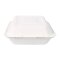 Bio Take-Away-Box "Triple" aus Zuckerrohr 23x23 cm 25 Stück