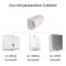 Papierhandtücher 2-lagig V/ZZ Falzung 23 x 21 cm Zellulose Weiss 2700 Blatt