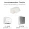 Papierhandtücher 2-lagig V/ZZ Falzung 25 x 23 cm Zellulose Weiss 3000 Blatt