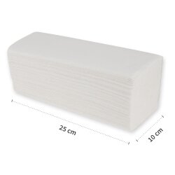 Papierhandtücher Eco 2-lagig V/ZZ-Falzung 25x19 cm...