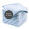 Mikrofasertücher für Fett und Flüssigkeiten Standard aus Polyester/Polyamid Blau 10 Stück